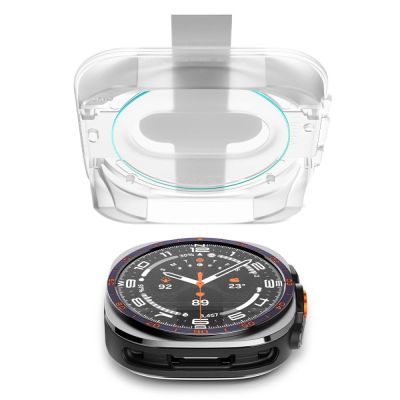 4. Spigen Glas.TR EZ Fit AC 2-Pack Tempered Glass for Samsung Galaxy Watch Ultra 47mm