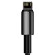 7. Baseus Tungsten USB - Lightning cable 2.4 A 2 m black (CALWJ-A01)