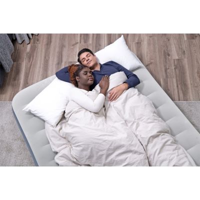 19. Bestway 6716T Air Mattress Double Mattress Blue, Gray