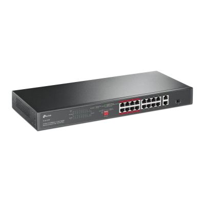 6. TP-LINK TL-SL1218P 16-Port 10/100 Mbps + 2-Port Gigabit Switch