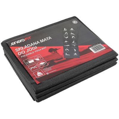 15. FOLDABLE YOGA MAT 1700x600x5MM BLACK ENERO FIT