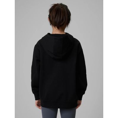 2. Girls' loose sweatshirt with hood 4F 4FJRMM00TSWSF2714-20S