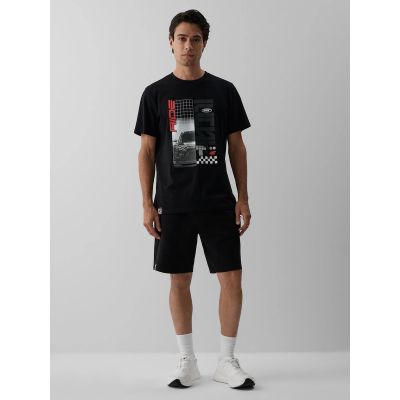 5. Men's regular printed T-shirt 4F 4FRAW26TTSHM4447-20S