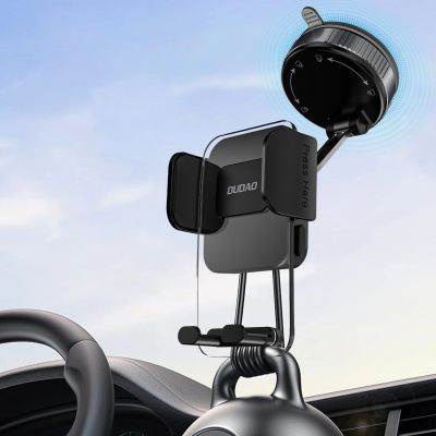5. Dudao F24PLUS Car Holder with Suction Cup for Dashboard - Black