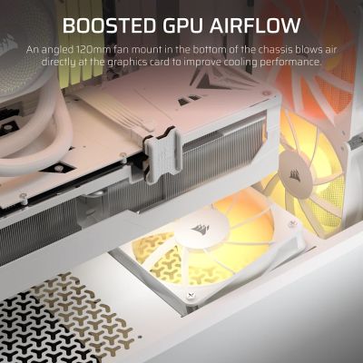 8. Corsair 3200D RS ARGB Mid-Tower White case