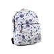 3. THE SOCIETY PACK XCLASSIC BACKPACK 181CPR702-72 OFF WHITE BLUE FLOWER ALLOVER