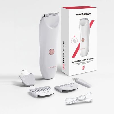 10. MAXGROOM M-9082 2-in-1 Women's Body and Face Trimmer - White