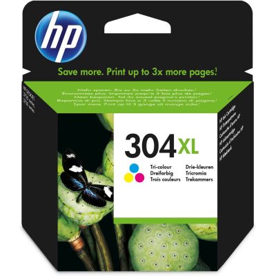 3. HP Original Tri-Color Ink Cartridge 304XL