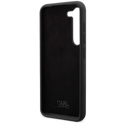7. Karl Lagerfeld Silicone Choupette Case for Samsung Galaxy S23 - Black