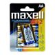 Maxell Alkaline Batteries ALKALINE LR06 LR6 AA BLISTER 1.5 V x 4 pcs. + 2 pcs.
