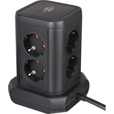 2. Brennenstuhl 1153560010 2 m power strip 8 x network sockets Indoor Black