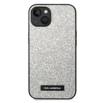 3. Karl Lagerfeld KLHCP14MG2ELS iPhone 14 Plus 6.7 "hardcase silver / silver Glitter Plaque Logo
