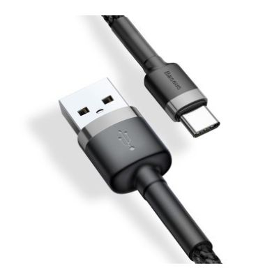 3. BASEUS CAFULE CATKLF-UG1 USB-C CABLE 2A 3M BLACK