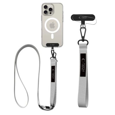 2. Tech-Protect C6S Long Lanyard for Phone - Gray