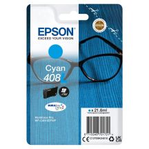 Epson 408L DURABrite Ultra Ink Cartridge 1 pc. Original High (XL) Yield Cyan