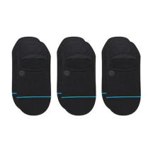 Stance Icon No Show 3 Pack Sneaker Socks Black 3 Pairs