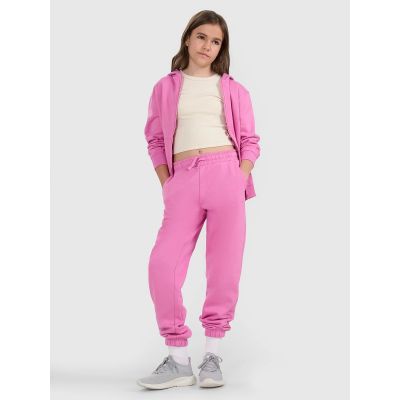 2. Girls' jogger sweatpants 4F 4FJRAW25TTROF1616-54S