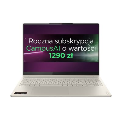 18. Lenovo Yoga 7 16AKP10 Ryzen AI 7 350 16" 2.8K OLED 500nits Glossy 120Hz 16GB LPDDR5x SSD512 Radeon 860M Graphics 70Wh Win11 Seashell