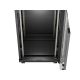 25. LANBERG FLOOR RACK CABINET 19" 24U 600X600 BLACK GLASS DOOR LCD (FLAT PACK) V2