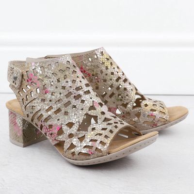 17. Women’s Closed-Toe Perforated Sandals Rieker 64780-90