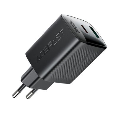 3. Acefast A106 GaN PD 45W USB-C USB-A Wall Charger - Black