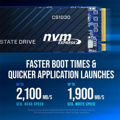 3. PNY CS1030 2TB M.2 2280 PCI-E x4 Gen3 NVMe SSD
