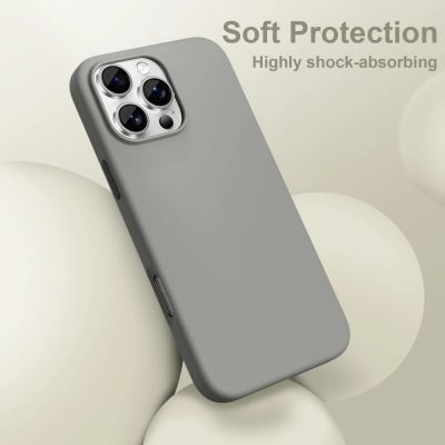 2. Tech-Protect Silicone MagSafe iPhone 16 Pro Case - Gray