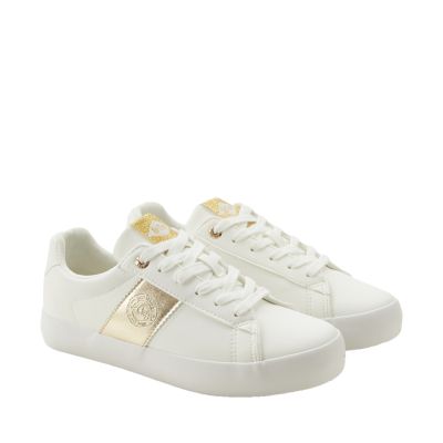 2. Lee Cooper Women's Shoes White and Gold LCW-26-31-4365LA