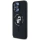 2. Karl Lagerfeld Silicone Karl&Choupette Ring MagSafe case for iPhone 15 Pro Max - black