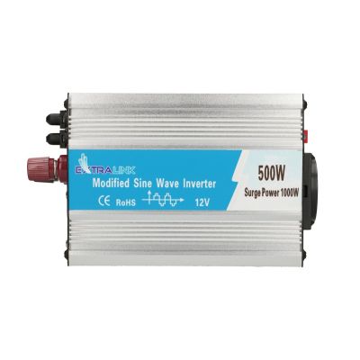 3. Extralink OPIM-500W 12V 500W Modified Sine Car Inverter