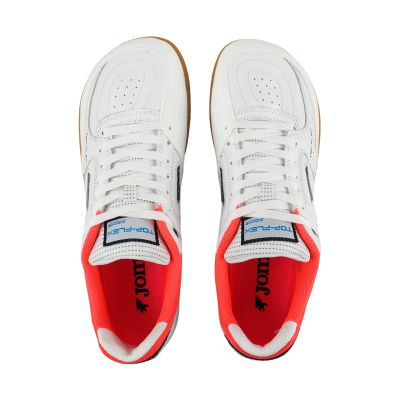 10. Joma Top Flex Foot Shape 2502 Indoor white football boots FOTOPW2502IN