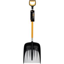 Fiskars 1057177 Snow Shovel/Shovel Metal Black, Orange
