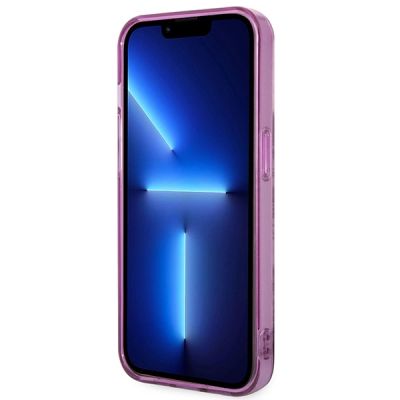 5. Guess Porcelain Collection case for iPhone 14 Pro Max - fuchsia