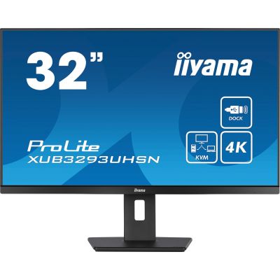 2. iiyama ProLite XUB3293UHSN-B5 computer monitor 80 cm (31.5") 3840 x 2160 px 4K Ultra HD LCD Black