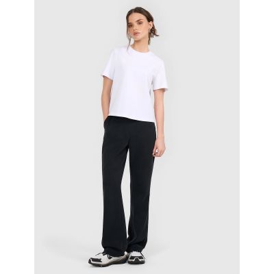 4. Women's regular plain T-shirt 4F 4FRAW25TTSHF3625-10S