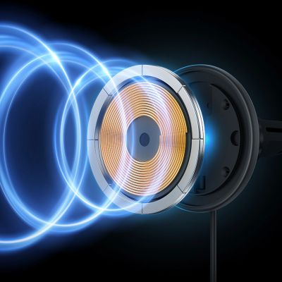 7. MagSafe 15W USB C 25W Baseus CW01 inductive car charger - black