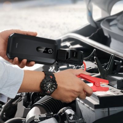 12. Baseus Power Bank Power Starter Jump Starter Booster 10000mAh 12V (1000A / 500A) + Crocodile Cables Black (CGNL020101)