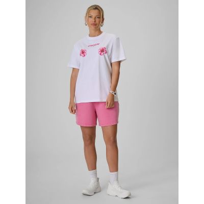 3. Women's loose T-shirt with print 4F 4FRSS26TTSHF3882-10S