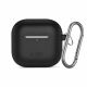 7. Tech-Protect Silicone Hook Case for AirPods 4 - Black
