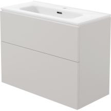 Washbasin cabinet with washbasin - 80 cm