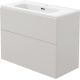 Washbasin cabinet with washbasin - 80 cm