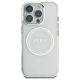 3. Guess IML Metal Colored Circle Classic Logo MagSafe case for iPhone 16 Pro Max - white