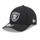 New Era 9FORTY NFL Las Vegas Raiders Team M-Crown Black Snapback Cap - 60691819