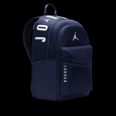 3. Air Jordan Patrol Navy Blue Sports School Backpack - MA0924-U90