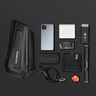 7. Rockbros B66 waterproof bicycle bag for frame - black