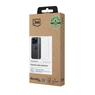 9. 3mk Clear Case Eco for Apple iPhone 16 pro max - transparent