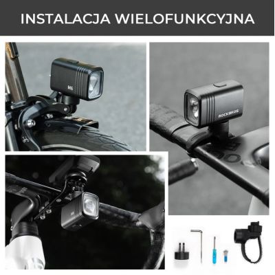 2. Rockbros 1000LM Front Bike Light Black