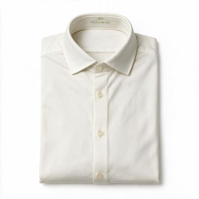 4. Paul&Shark ecru men's jersey shirt - model 26413146CF (size 10)