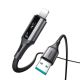 6. Joyroom S-A60 StarTalk 3A USB-A - Lightning cable 1.2m - black