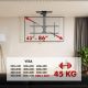 10. Maclean electric TV mount, ceiling mount, Tuya compatible, max. VESA 800x400, for TV 43-86", max. 45kg, MC-110 T